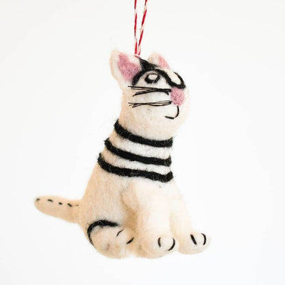 Pablo Picatso Art Cat Felt Decoration