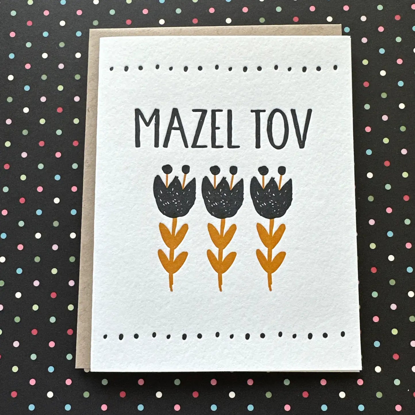 Mazel Tov Tulips Card