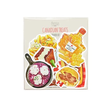 Canadian Treats Sticker Set