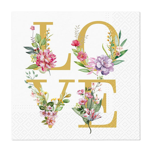 Cocktail Love Power Napkins. Pack of 20