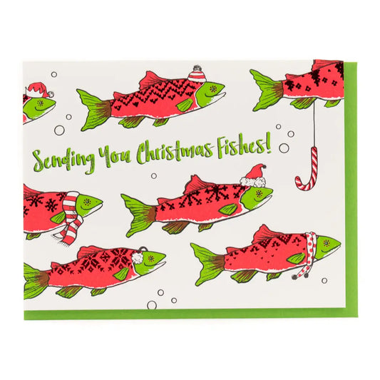 Christmas Fishes Card
