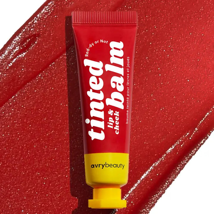 Vegan Lip & Cheek Tinted Balm - Red-Dy or Not