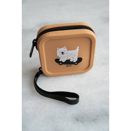Sk8 Dawg Zipper Silicone Coin Pouch