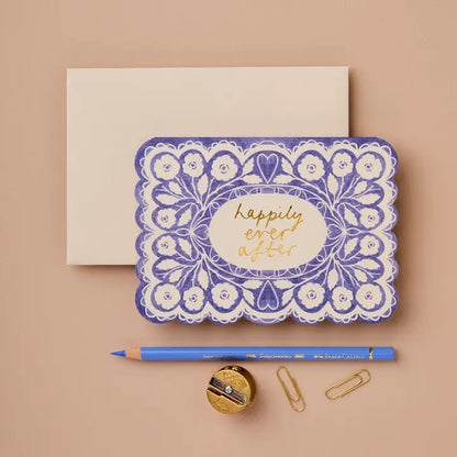 Lace Happily Ever After Card