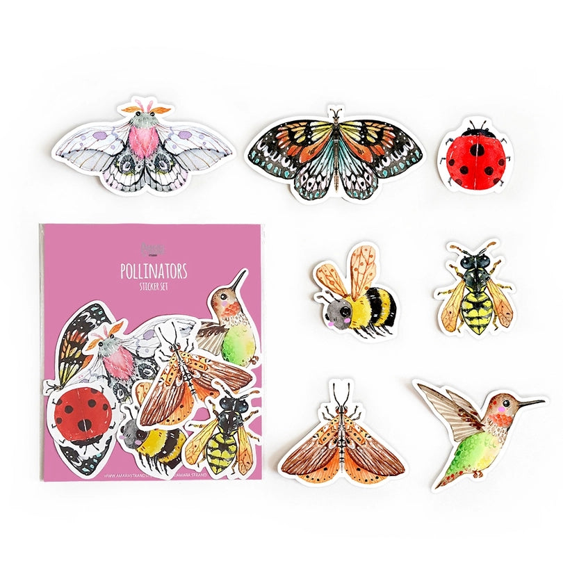 Pollinators Sticker Set