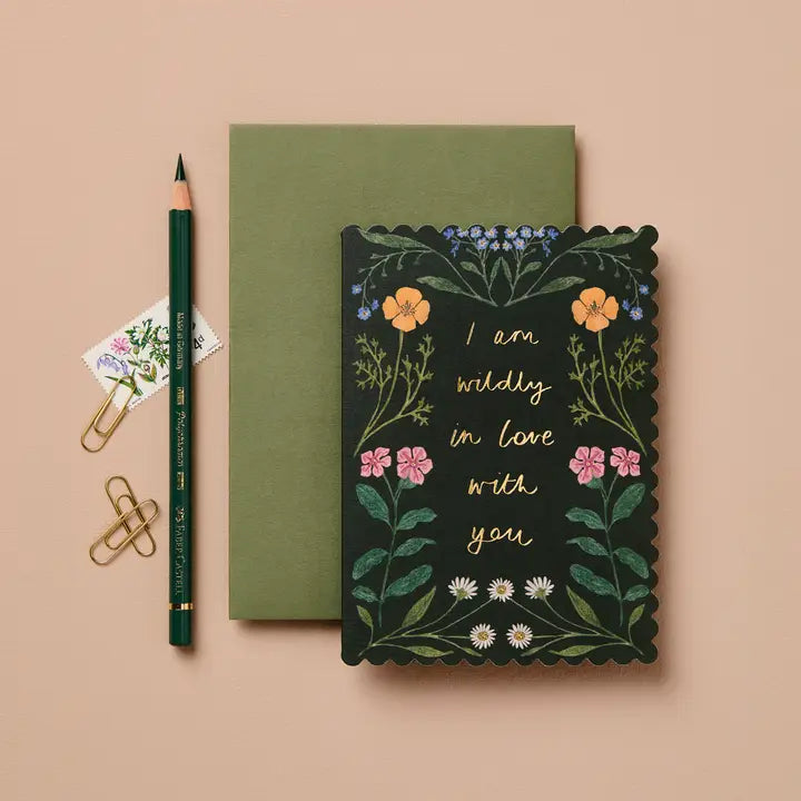 Wildflower Wildly in Love With You Card