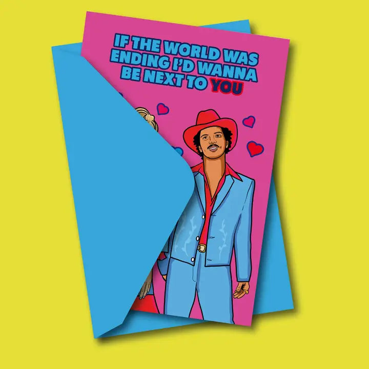 I'd Wanna Be Next To You Valentines Day Greeting Card