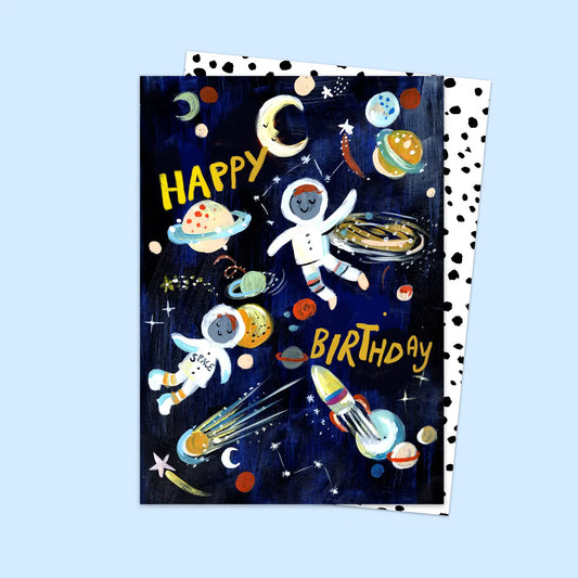 Astronaut Birthday Card