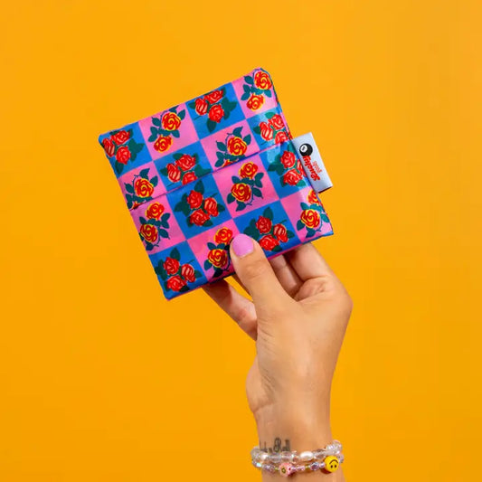 Charming Florals Foldable Nylon Tote