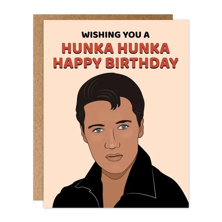 Elvis Hunka Hunka Card