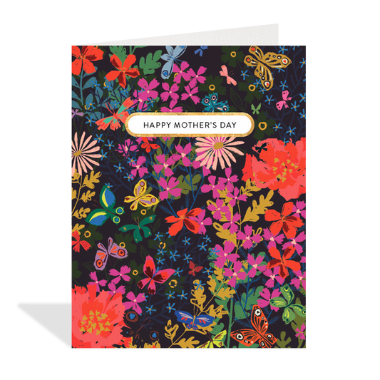 Mom Day Flowers Card
