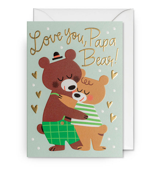 Love You Papa Bear Card
