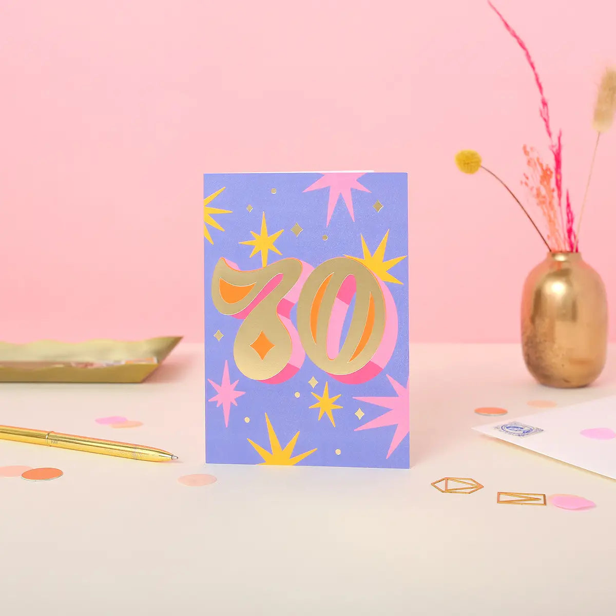 70th Birthday Card