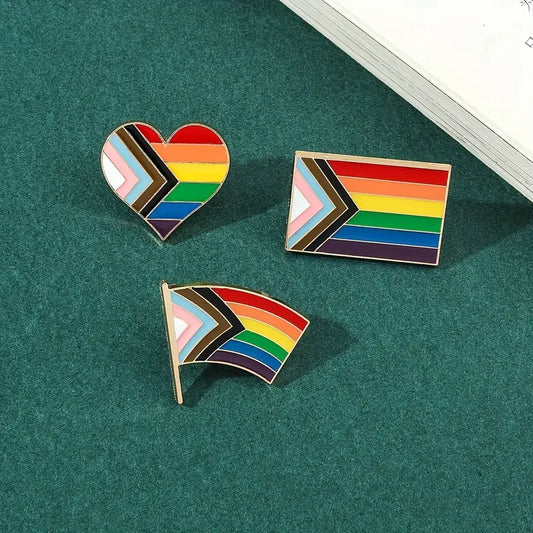 Love Flag Enamel Pin