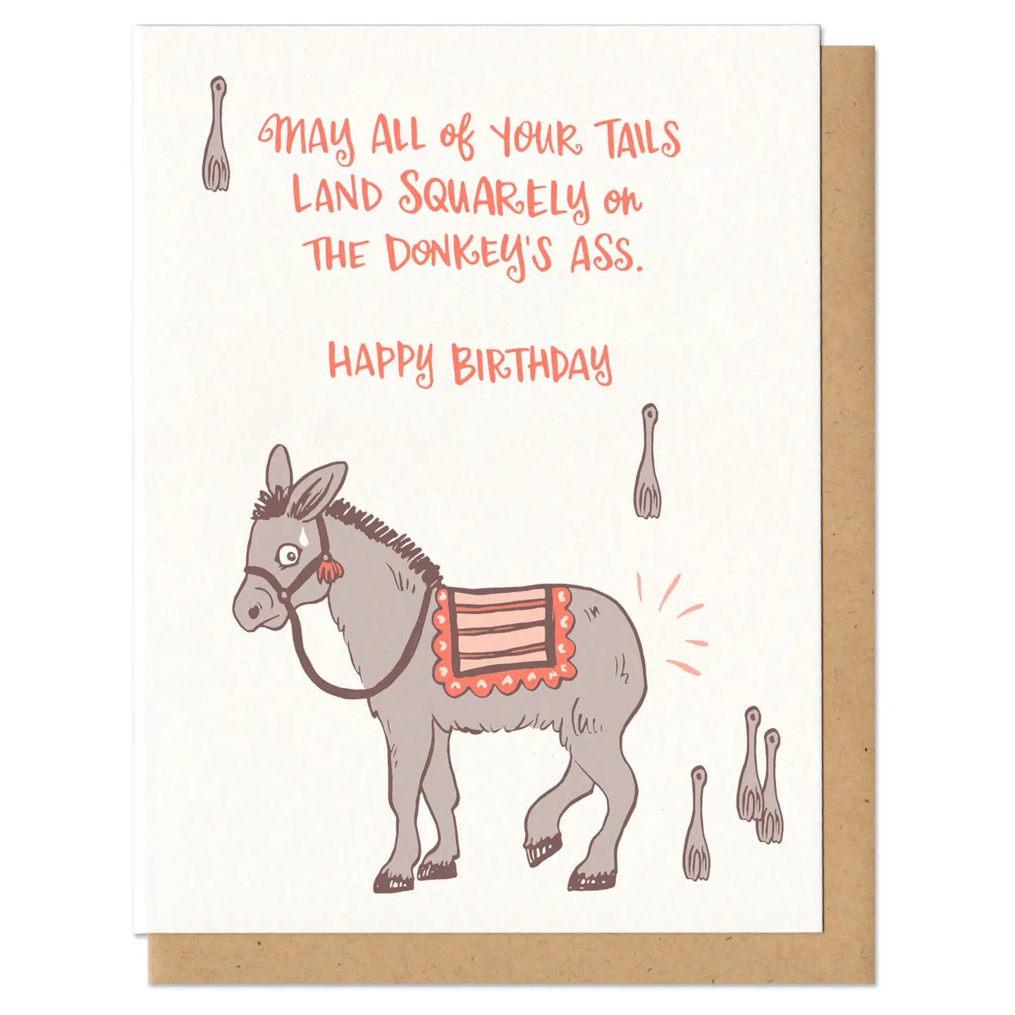 Donkey's Ass Birthday Card