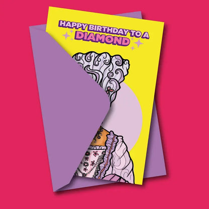 Queen Bridgerton Happy Birthday To A Diamond Greeting Card