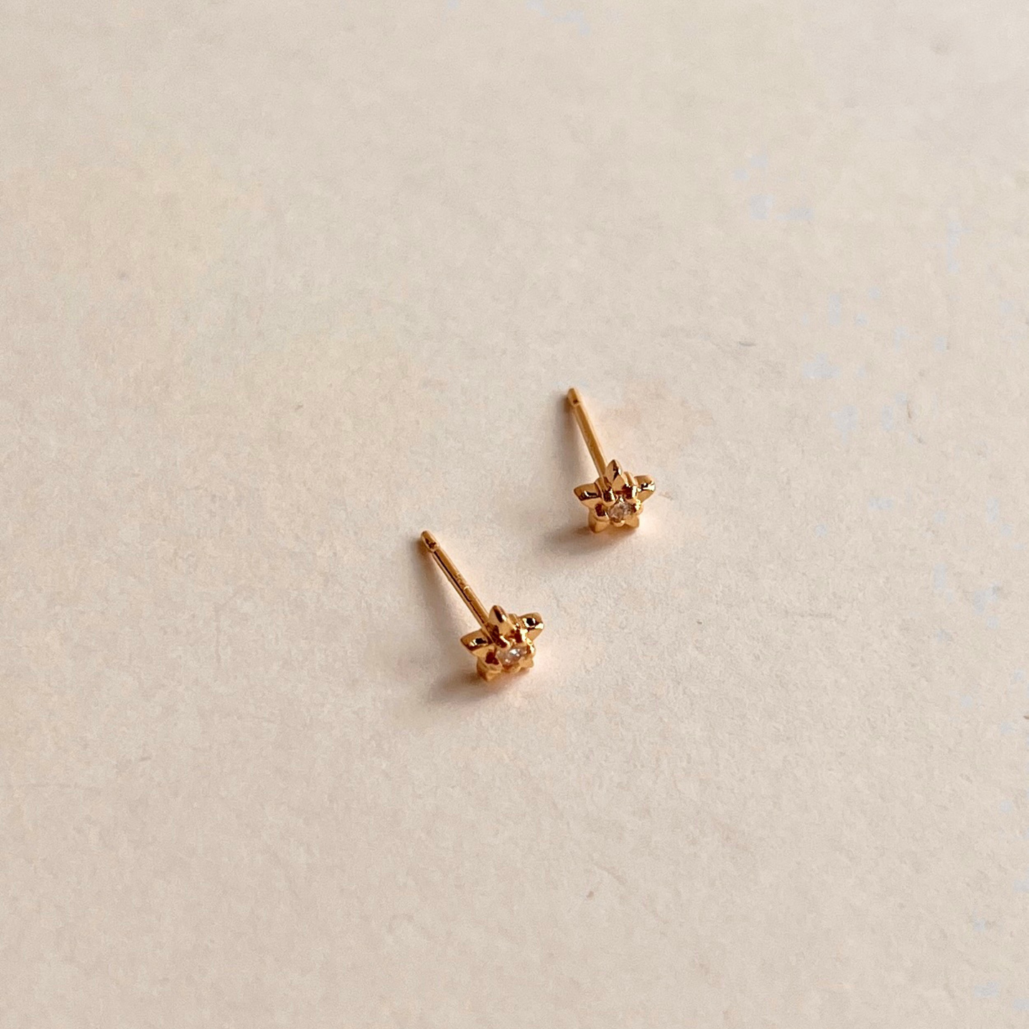 Tiny Star CZ Studs