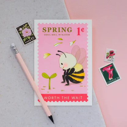 Spring Seedling Dance Postcard