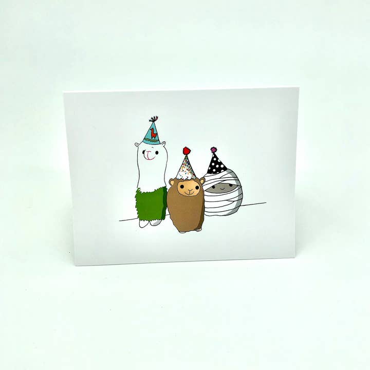 Cute Animals Birthday Card