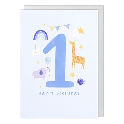 01, Boy, Birthday Card