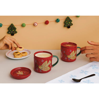 Season's Tweetings Mug With Lid