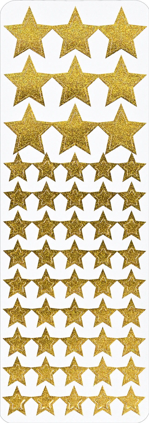 Color Foil Stars Sticker Set