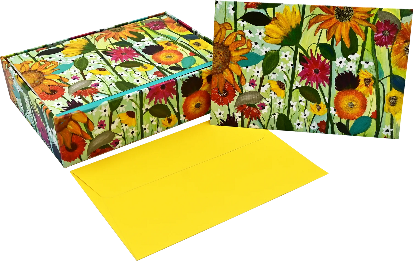 Sunflower Dreams Blank Boxed Cards