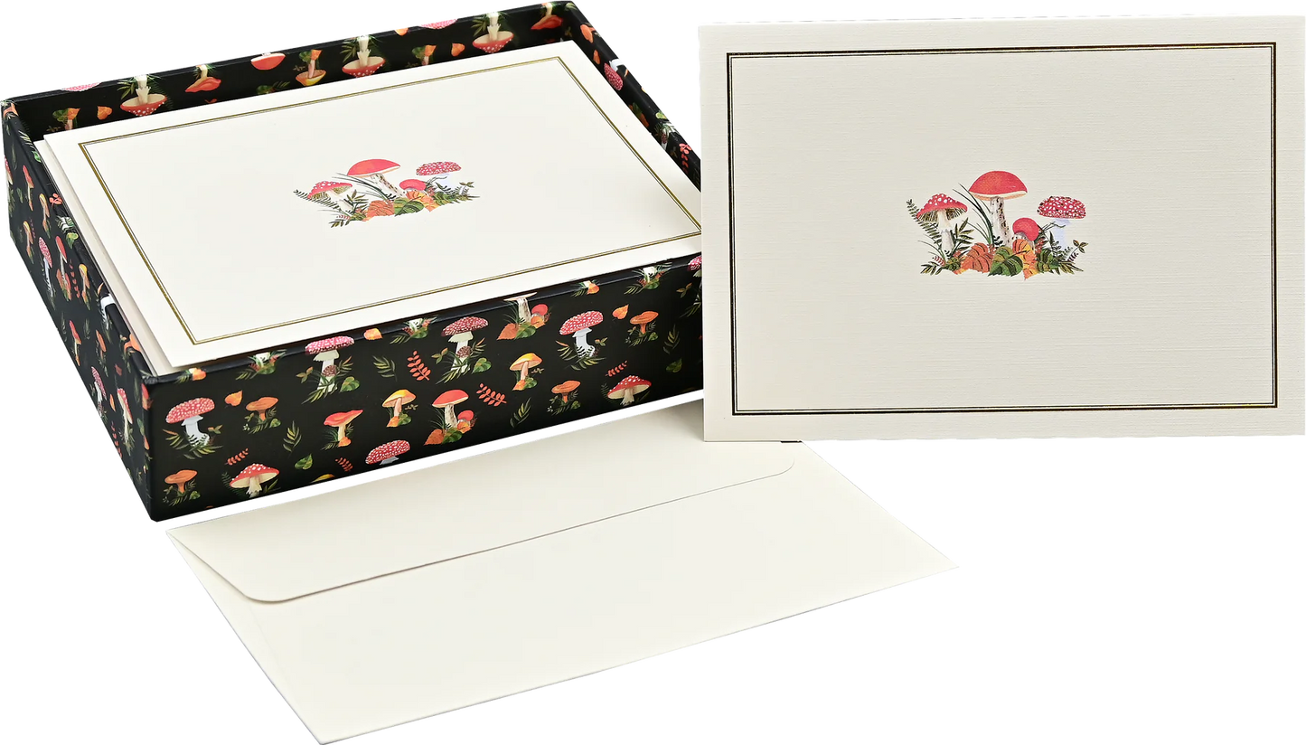 Mushrooms Blank Boxed Note Cards