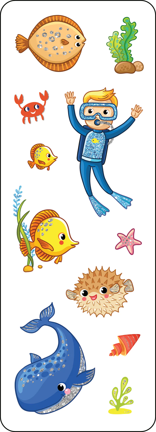 Sticker Set Under The Sea