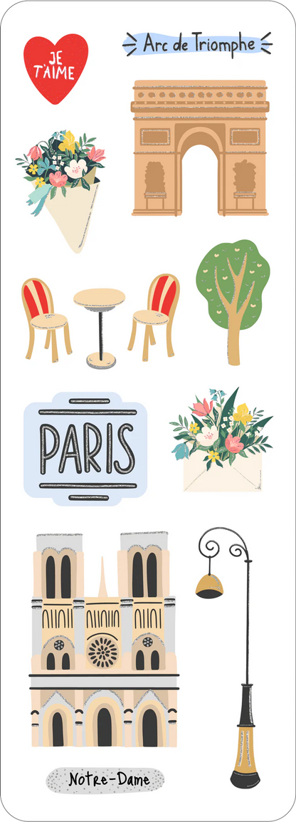 Paris Sticker Set