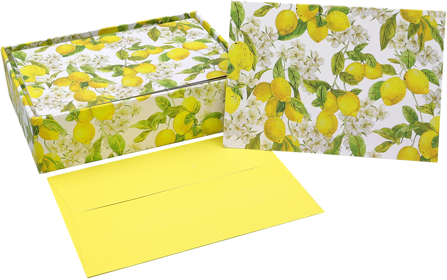 Amalfi Lemons Blank Boxed Cards