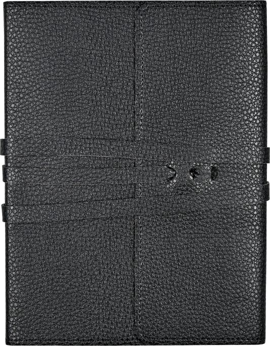 Black Leather Wrap Journal