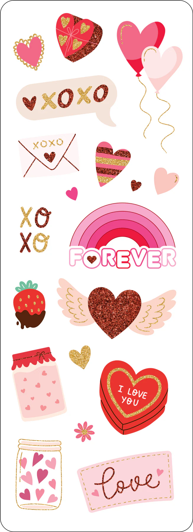 Sweet Valentines Sticker Set
