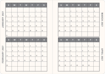 2027 Birds & Berries Weekly Planner