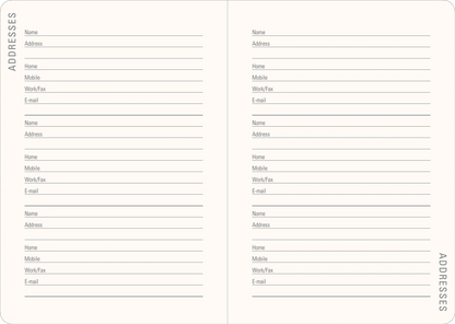 2027 Birds & Berries Weekly Planner