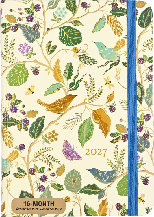 2027 Birds & Berries Weekly Planner