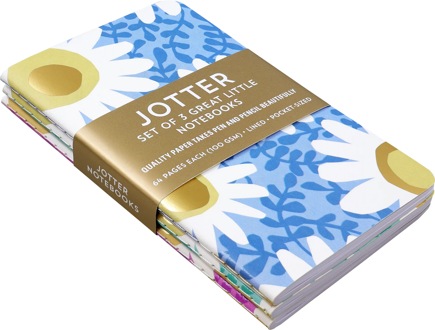 Jotter Daisies Notebook Set of 3