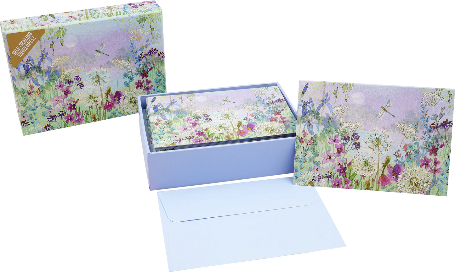 Dragonflies & Dandelions Blank Note Cards
