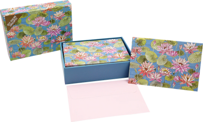 Water Lilies Blank Note Cards