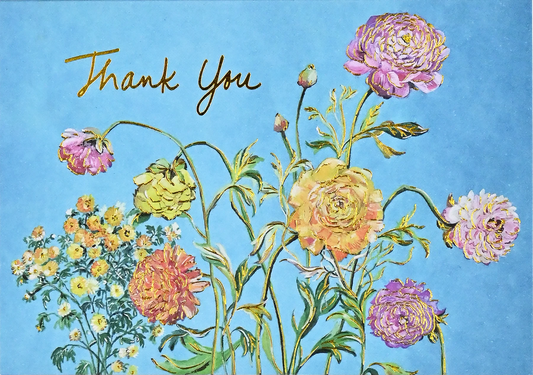 Garden Blooms Thank You Boxed Cards