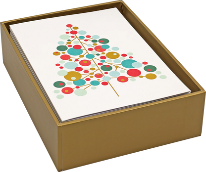 Ornamental Tree Small Boxed Holiday Cards