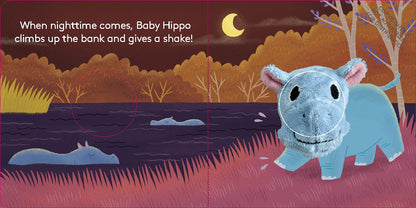 Finger Puppet Book Baby Hippo