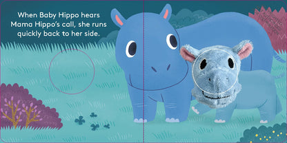 Finger Puppet Book Baby Hippo