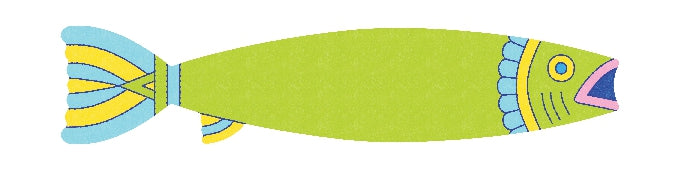 Sardines Fishy Sticky Notes