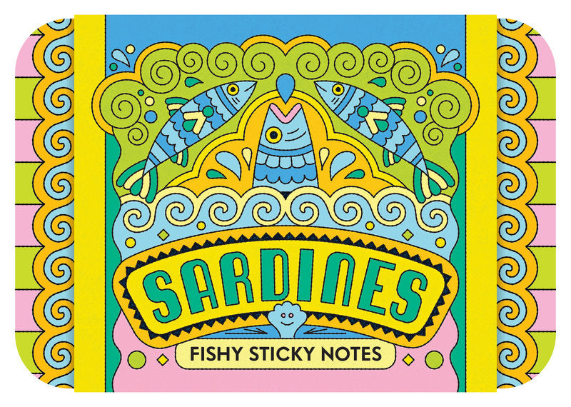 Sardines Fishy Sticky Notes