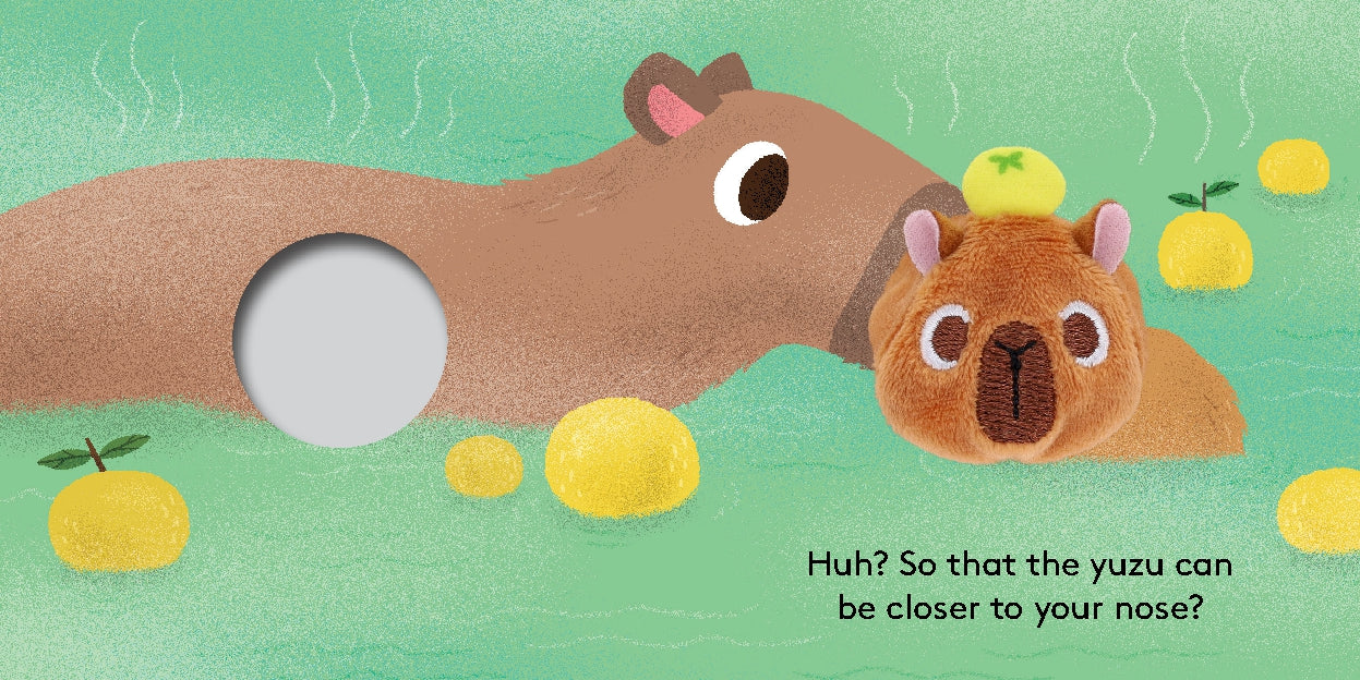 Baby Capybara Finger Puppet Book