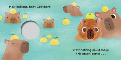 Baby Capybara Finger Puppet Book