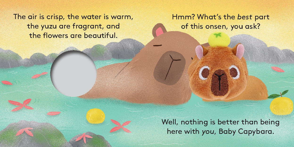 Baby Capybara Finger Puppet Book