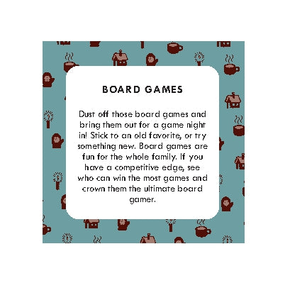 After Dinner Amusements Cozy Days
