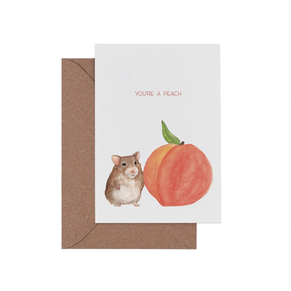 You're a Peach Card